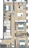 Three Bedroom Two Bath